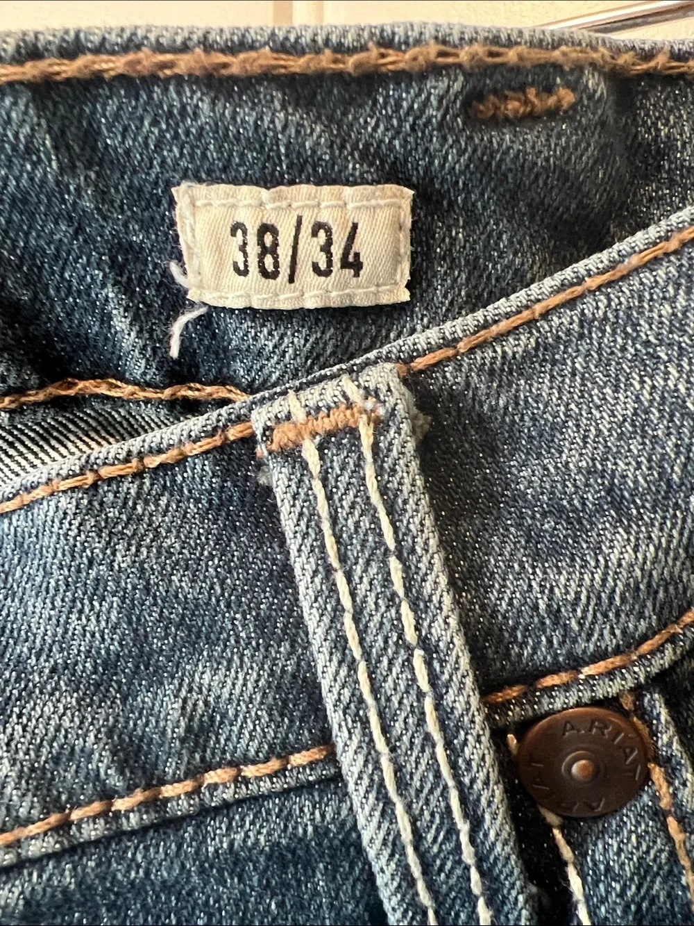 Ariat Men's Straight Jeans in Medium Indigo Wash